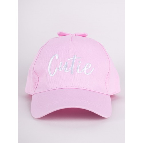 Καπέλο τζόκεϊ ροζ για κορίτσι Yo-club CZD-0648G 