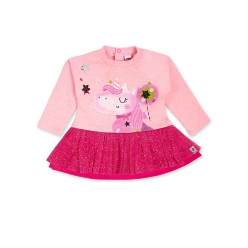 Φόρεμα ροζ με τούλι για κορίτσι Tuc Tuc 11339857