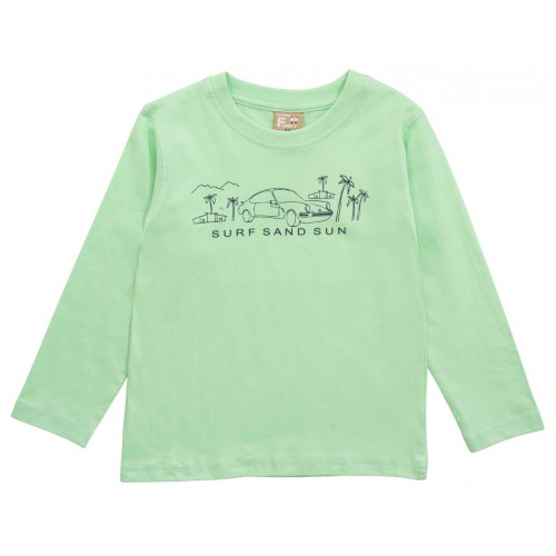 Μπλούζα πράσινη για αγόρι For Funky 123-306100-2