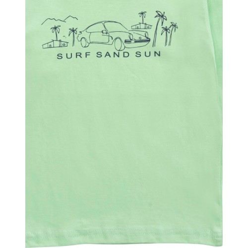 Μπλούζα πράσινη για αγόρι For Funky 123-306100-2