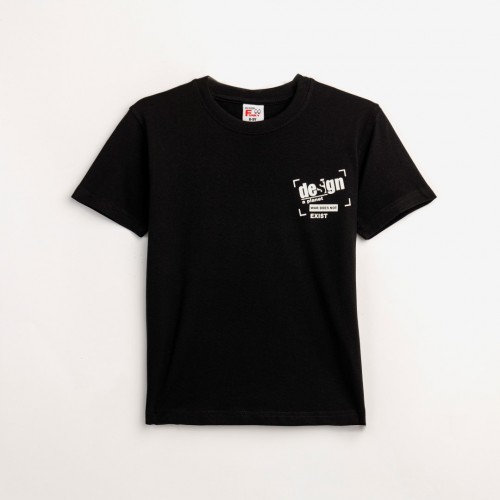 Μπλούζα μαύρη για αγόρι For Funky 124-105132-2