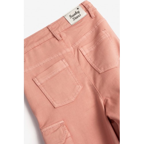 Παντελόνι τζιν ροζ για κορίτσι For Funky 124-531100-2