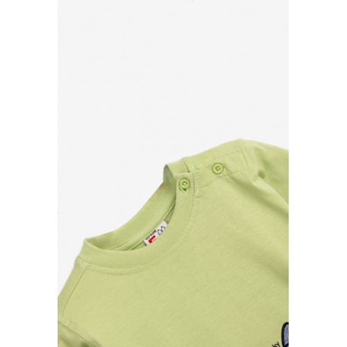 Μπλούζα πράσινη βρεφική για αγόρι For Funky 124-806102-1