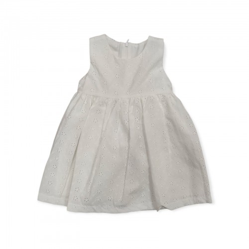 Φόρεμα αμάνικο λευκό με μπολερό για κορίτσι Restart for kids 23-9309