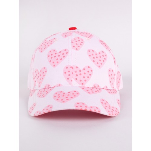 Καπέλο τζόκεϊ ροζ για κορίτσι Yo-club CZD-0631G