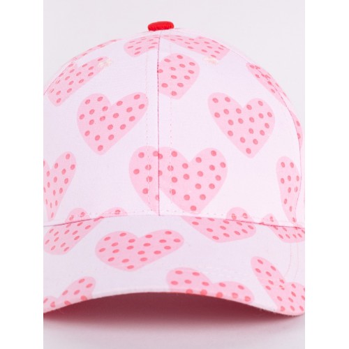Καπέλο τζόκεϊ ροζ για κορίτσι Yo-club CZD-0631G