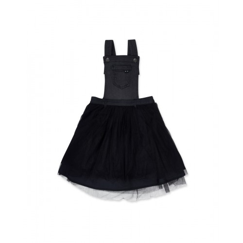 Σαλοπέτα φούστα μαύρη για κορίτσι NATHKIDS KG05D302G1