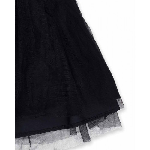 Σαλοπέτα φούστα μαύρη για κορίτσι NATHKIDS KG05D302G1